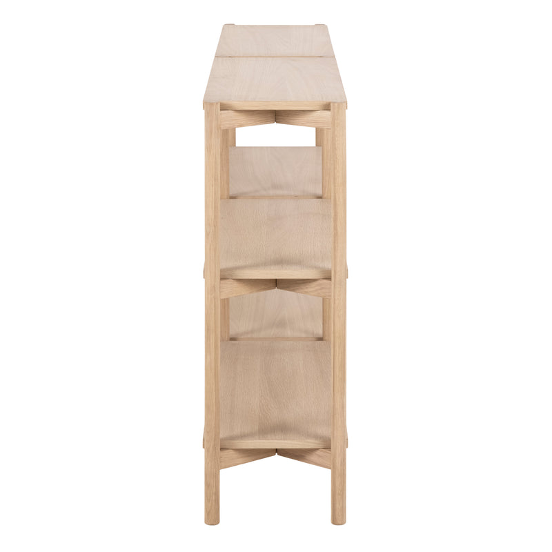 Braidwood Bookcase with 4 Shelves – White – image 3