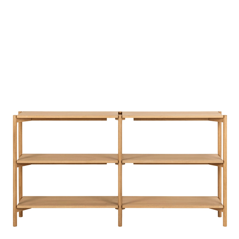 Braidwood Bookcase with 4 Shelves – Oak – image 2