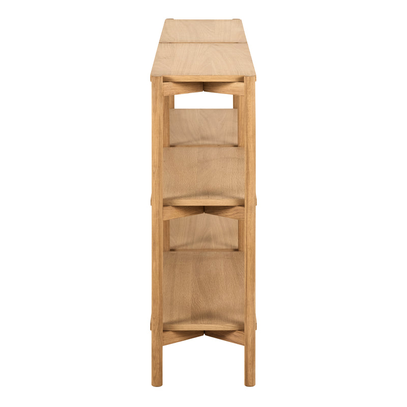 Braidwood Bookcase with 4 Shelves – Oak – image 3