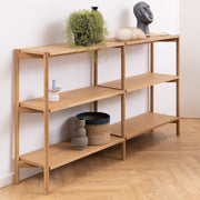 Braidwood Bookcase with 4 Shelves – Oak – image 5