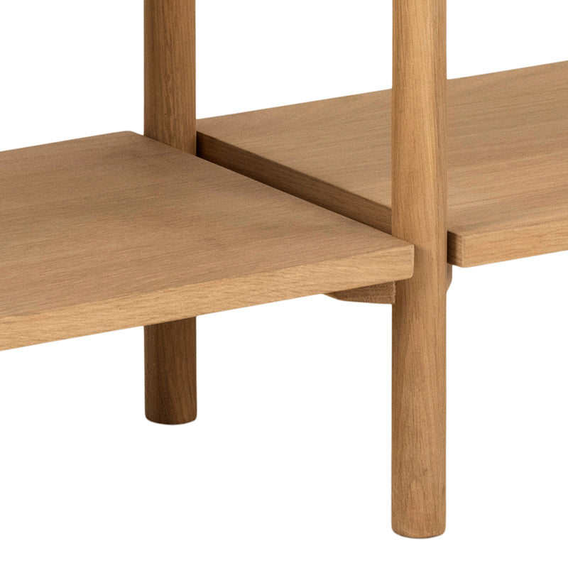 Braidwood Bookcase with 4 Shelves – Oak – image 9