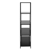 Seaford Bookcase with 4 Shelves – Black – image 3