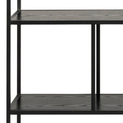 Seaford Bookcase with 4 Shelves – Black – image 7