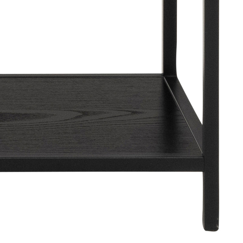 Seaford Bookcase with 4 Shelves – Black – image 8