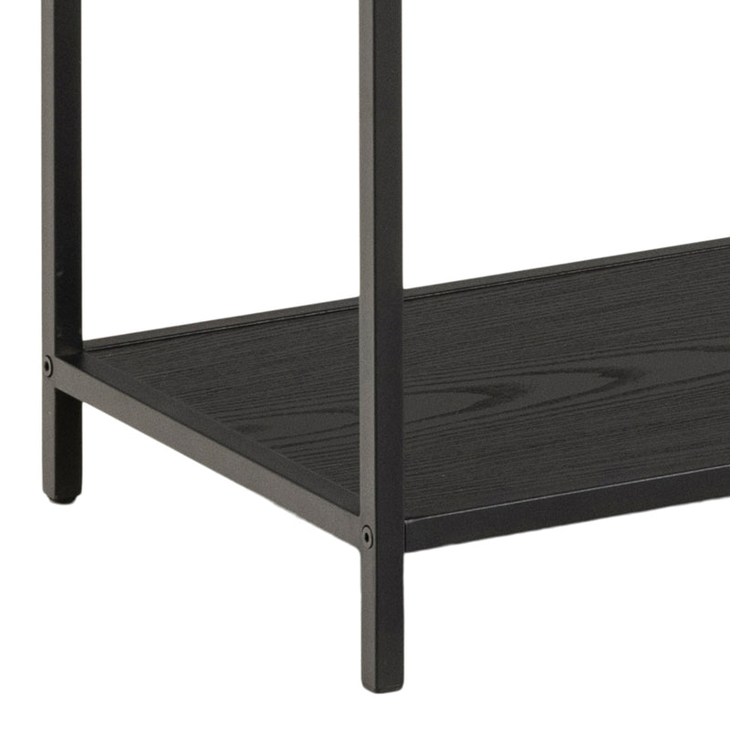 Seaford Bookcase with 4 Shelves – Black – image 9