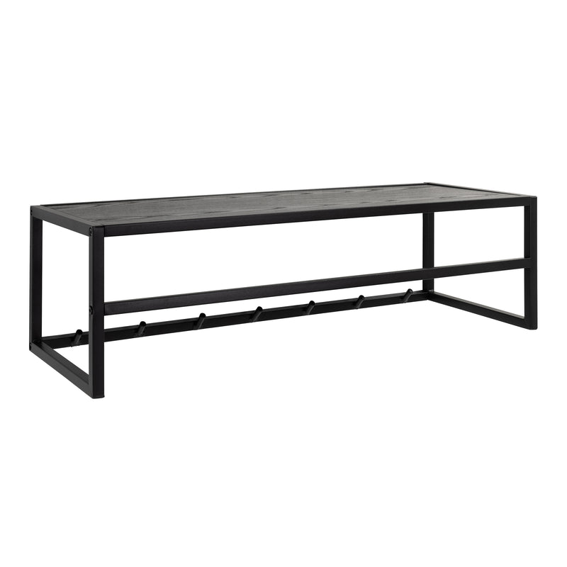 Seaford Coat Rack in Black And Oak – image 1