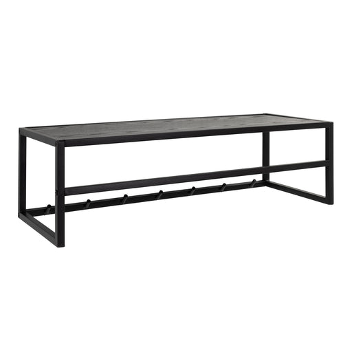 Seaford Coat Rack in Black And Oak – image 1