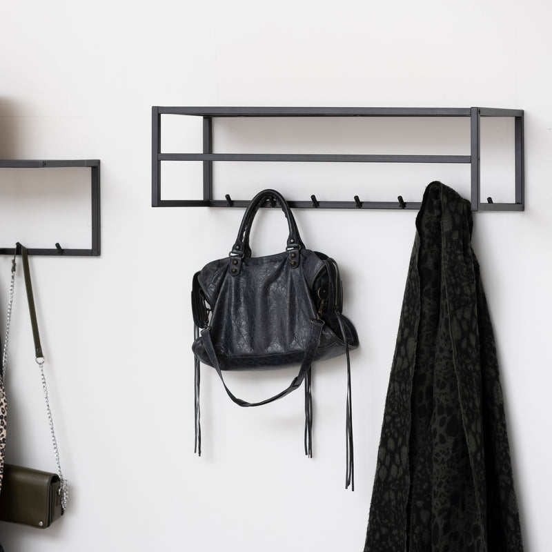Seaford Coat Rack in Black And Oak – image 3