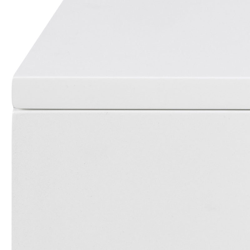 Avignon Bedside Table with 2 Drawers – White – image 7
