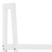 Wally Bookcase with 5 Shelves – White – image 6
