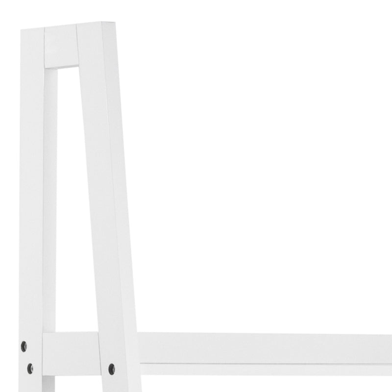 Wally Bookcase with 5 Shelves – White – image 6