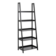Wally Bookcase with 5 Shelves – Black – image 1