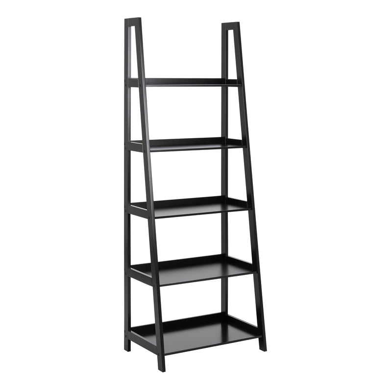 Wally Bookcase with 5 Shelves – Black – image 1