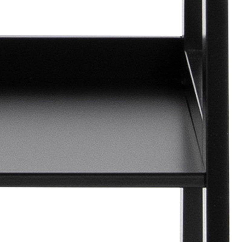 Wally Bookcase with 5 Shelves – Black – image 7