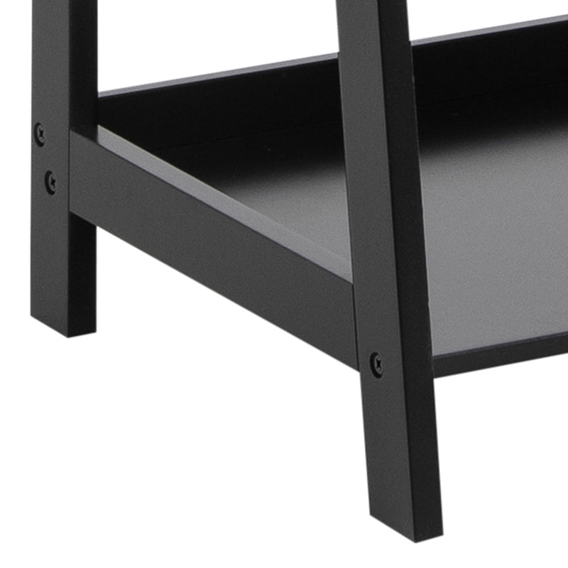Wally Bookcase with 5 Shelves – Black – image 8
