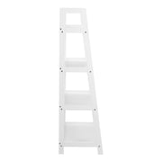 Wally Bookcase with 4 Shelves – White – image 3