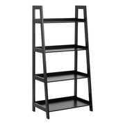 Wally Bookcase with 4 Shelves – Black – image 1