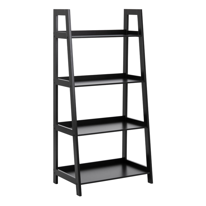Wally Bookcase with 4 Shelves – Black – image 1