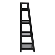Wally Bookcase with 4 Shelves – Black – image 3