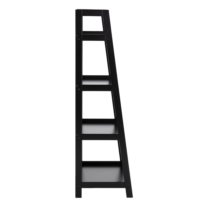 Wally Bookcase with 4 Shelves – Black – image 3