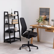 Wally Bookcase with 4 Shelves – Black – image 4