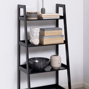Wally Bookcase with 4 Shelves – Black – image 5