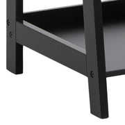 Wally Bookcase with 4 Shelves – Black – image 9