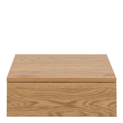 Avignon Square Bedside Table with 1 Drawer – Oak – image 2