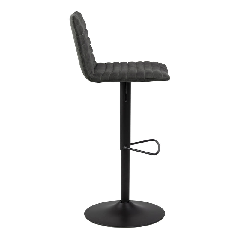Kimmy Bar Stool Fabic Set of 2 – Grey – image 3