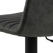 Kimmy Bar Stool Fabic Set of 2 – Grey – image 6