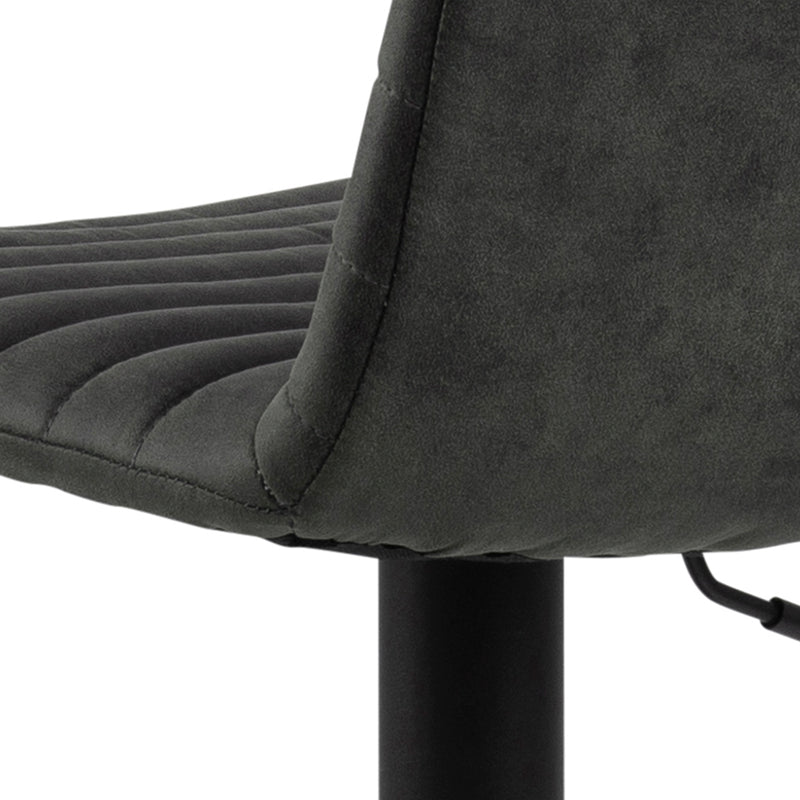 Kimmy Bar Stool Fabic Set of 2 – Grey – image 6