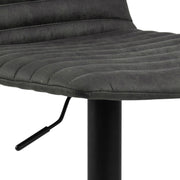 Kimmy Bar Stool Fabic Set of 2 – Grey – image 7