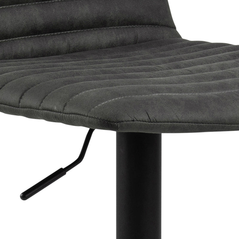 Kimmy Bar Stool Fabic Set of 2 – Grey – image 7