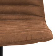 Kimmy Bar Stool Fabic Set of 2 – Brown – image 7
