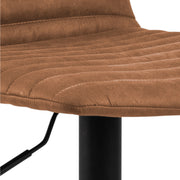 Kimmy Bar Stool Fabic Set of 2 – Brown – image 8