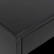 Cholet Square Bedside Table with 1 Drawer – Black – image 5