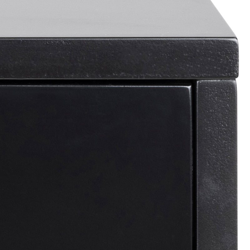Cholet Square Bedside Table with 1 Drawer – Black – image 6