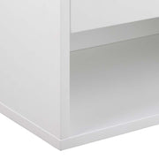 Cholet Square Bedside Table with 1 Drawer – White – image 7