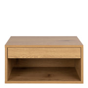 Cholet Square Bedside Table with 1 Drawer – Oak – image 2