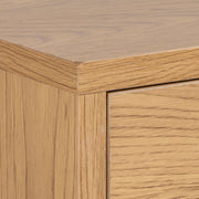 Cholet Square Bedside Table with 1 Drawer – Oak – image 5