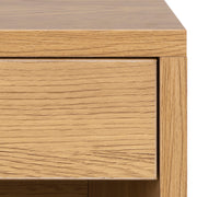 Cholet Square Bedside Table with 1 Drawer – Oak – image 6