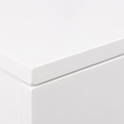 Avignon Square Bedside Table with 1 Drawer – White – image 5