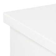 Avignon Square Bedside Table with 1 Drawer – White – image 6