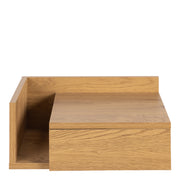 Ashlan Square Bedside Table with 1 Drawers in Oak – image 2