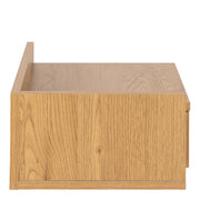 Ashlan Square Bedside Table with 1 Drawers in Oak – image 3