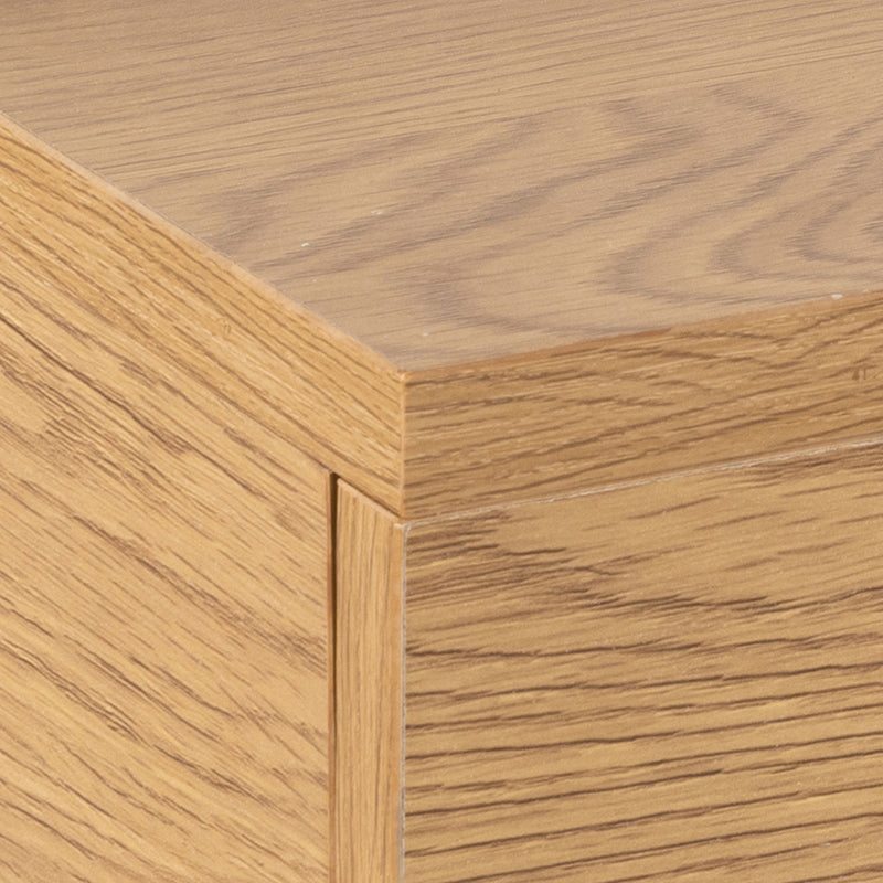 Ashlan Square Bedside Table with 1 Drawers in Oak – image 9