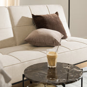 Avila Side Table with Polished Stone – Brown – image 7