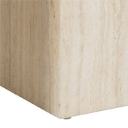 Dice Square Coffee Table Set Ocean Rough Paper – Travertine – image 8