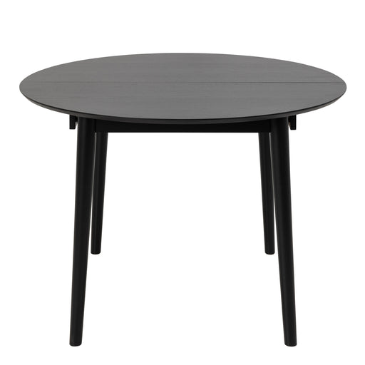 Montreux Round Extending Dining Table 115- – Black – image 2