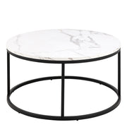 Spiro Coffee Table with Melamine Top and Legs – White – image 2